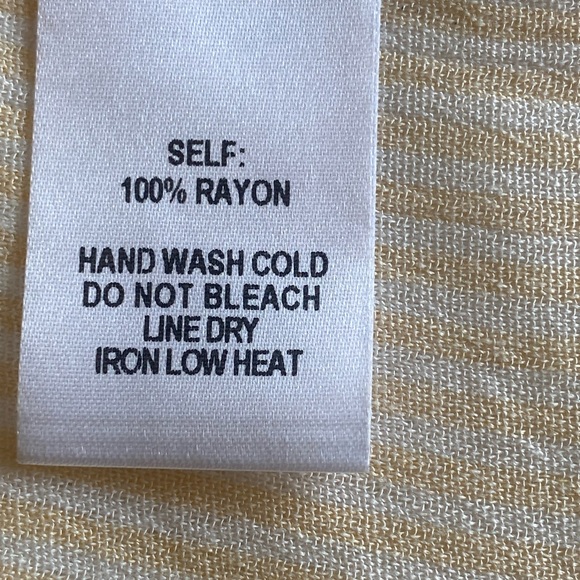 Lulu's Yellow and White Striped‎ Dress women size XS - Picture 10 of 10